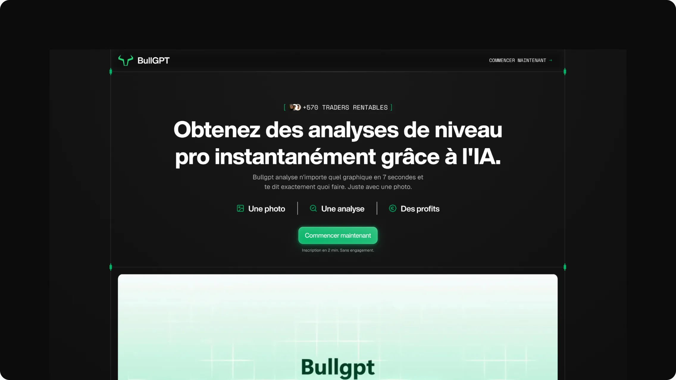 BullGPT platform interfaces