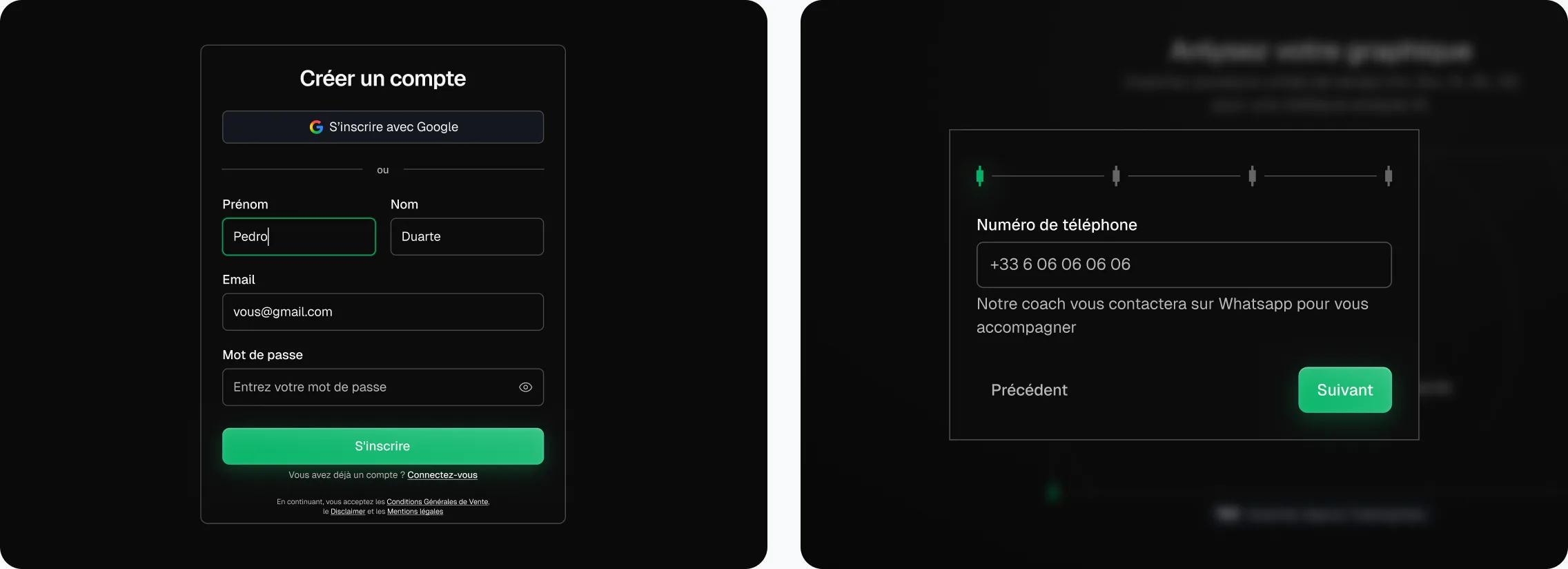 BullGPT platform interfaces